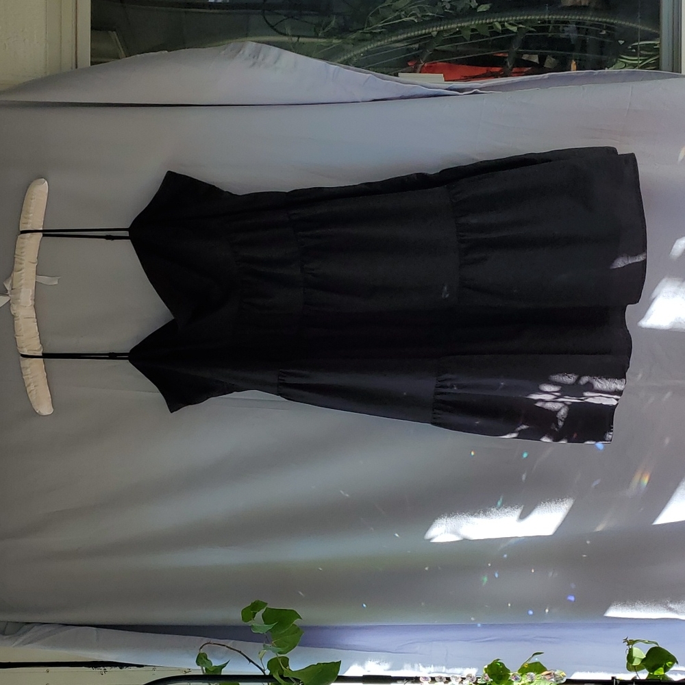 Levi's black mini dress xl